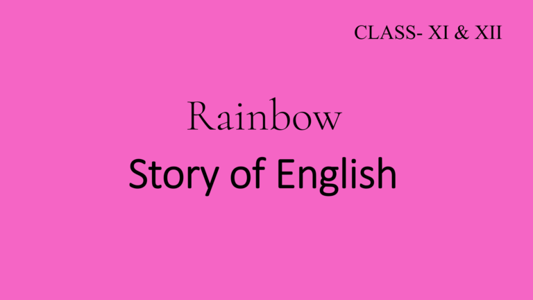 Rainbow Story of English